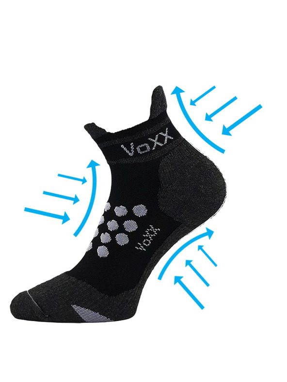 VoXX Ponožky VoXX kompresní černé