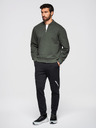 Ombre Clothing Pánské tepláky joggers - černé V2 OM-PASK-0280 Ombre Clothing