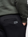 Ombre Clothing Pánské tepláky joggers - černé V2 OM-PASK-0280 Ombre Clothing