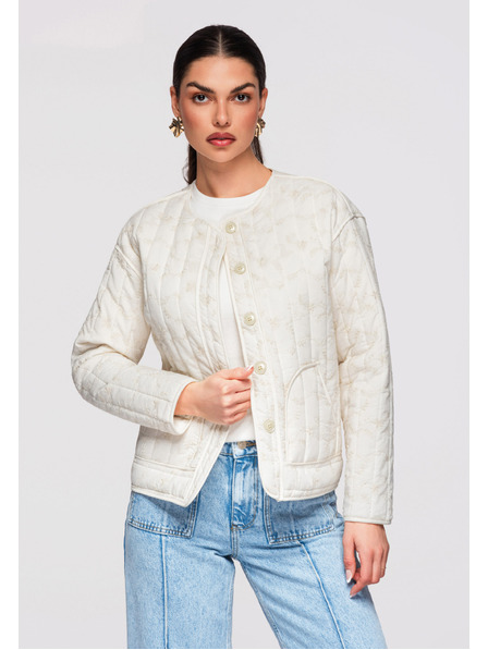 Edoti Dámská bunda LARICA OW-JALP-0125 - ecru Larica