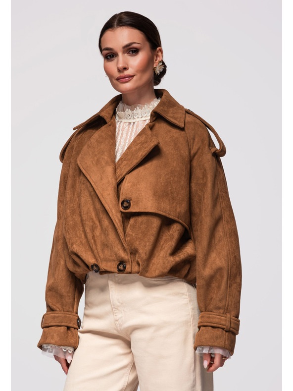 Edoti Dámské bundy LARICA OW-JANP-0108 - velbloudí Larica