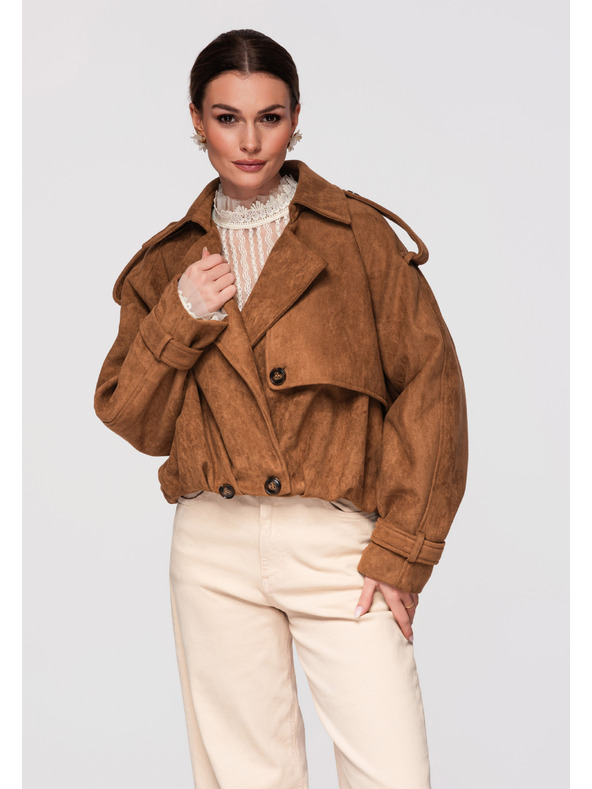 Edoti Dámské bundy LARICA OW-JANP-0108 - velbloudí Larica