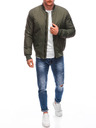 Edoti Pánská přechodná bunda bomber 532C - olivově zelená OTHER
