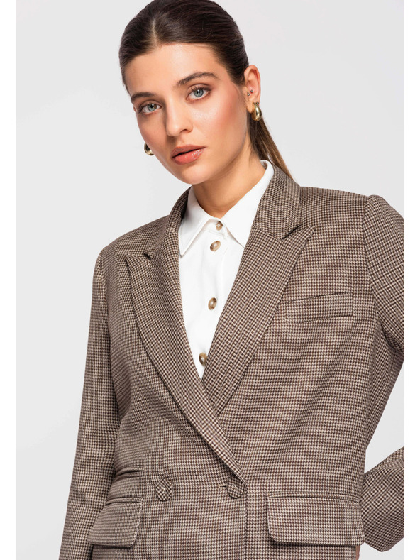 Edoti Dámská bunda LARICA OW-BLZB-0111 - kávová Larica