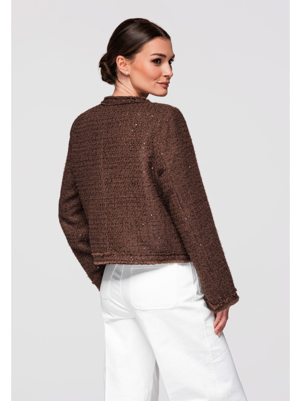 Edoti Dámská bunda LARICA OW-BLZB-0105 - hnědá Larica