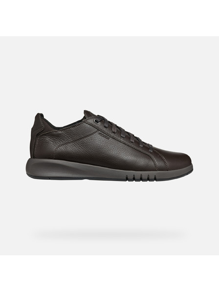 Geox Hnědé pánské tenisky Geox Aerantis
