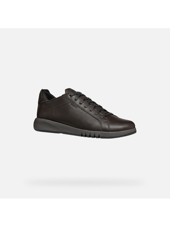Geox Hnědé pánské tenisky Geox Aerantis
