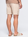 Ombre Clothing Pánské strukturované bavlněné šortky – světle hnědé V1 OM-SRCS-0209 Ombre Clothing