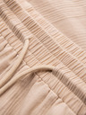 Ombre Clothing Pánské strukturované bavlněné šortky – světle hnědé V1 OM-SRCS-0209 Ombre Clothing