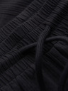 Ombre Clothing Pánské bavlněné šortky se strukturovaným vzorem – černé V2 OM-SRCS-0209 Ombre Clothing