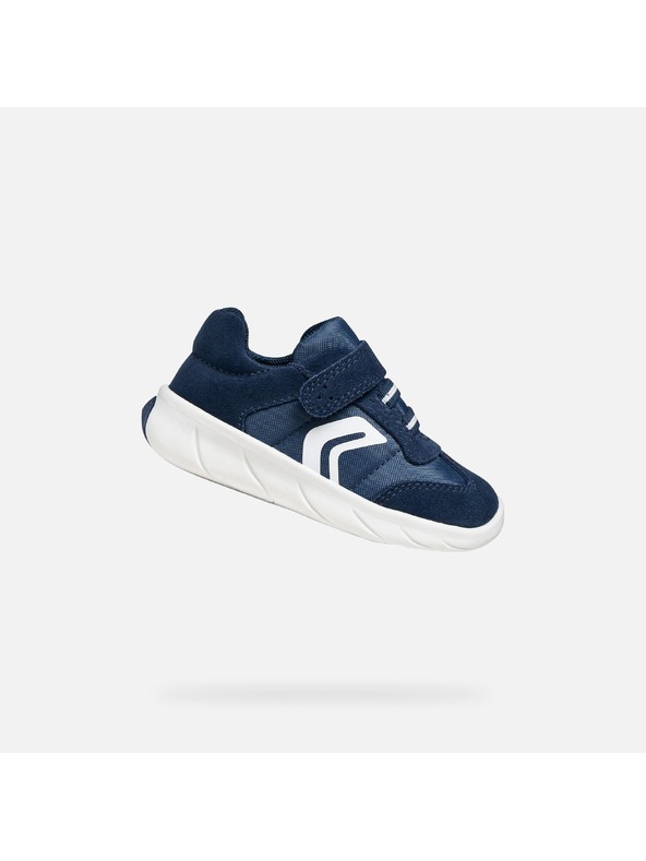 Geox Tmavě modré chlapecké barefoot tenisky Geox Foot-run
