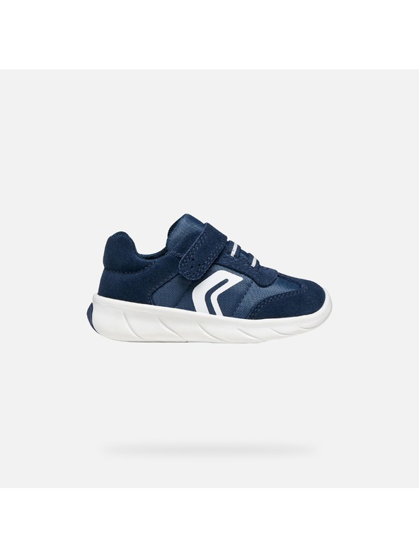 Geox Tmavě modré chlapecké barefoot tenisky Geox Foot-run