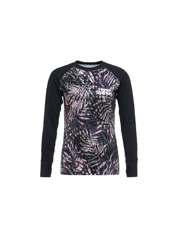 Horsefeathers Termo triko Mirra - black leaves