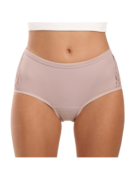 Maidenform Menstruační kalhotky Maidenform Moderate hipster béžové