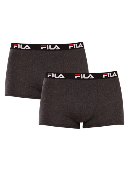 FILA Sada dvou - pánské boxerky Fila šedé (FU5141/2-248)