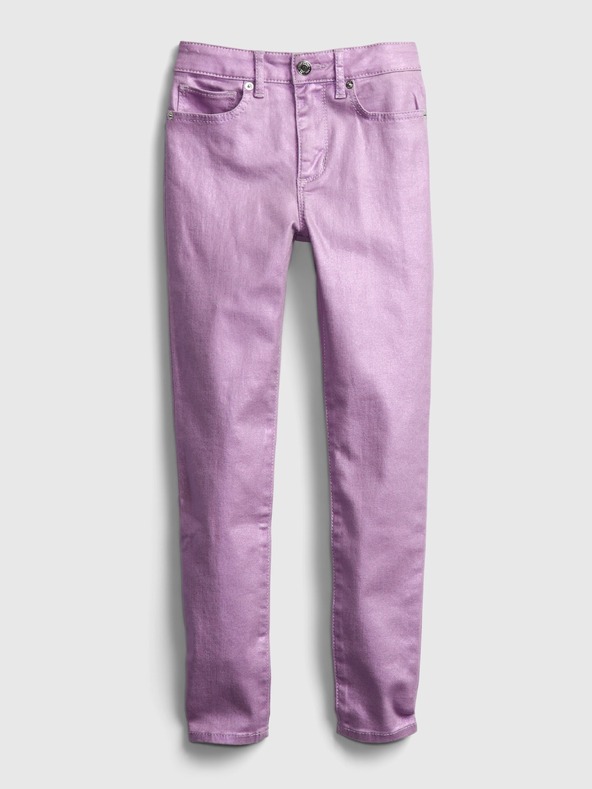 GAP Dětské džíny High Rise Foil Jeggings Stretch GAP