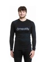 Meatfly Meatfly pánské merino tričko Bernie Black