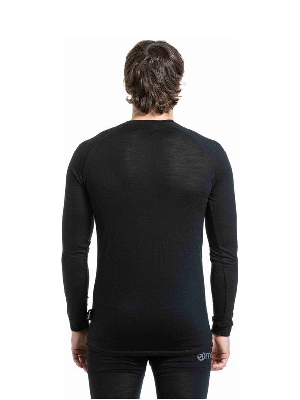 Meatfly Meatfly pánské merino tričko Bernie Black