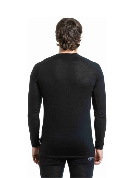 Meatfly Meatfly pánské merino tričko Bernie Black