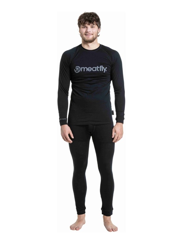 Meatfly Meatfly pánské merino kalhoty Nicolas Black