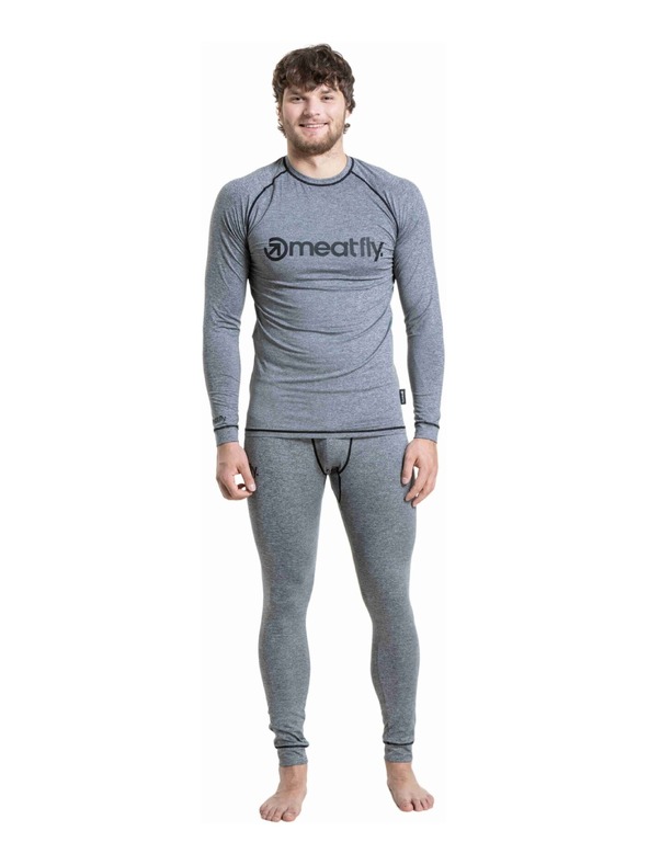 Meatfly Meatfly pánské termo kalhoty Sloan Charcoal Heather