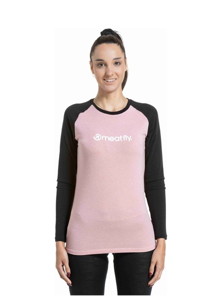 Meatfly Meatfly dámské merino tričko Grace Rose / Black