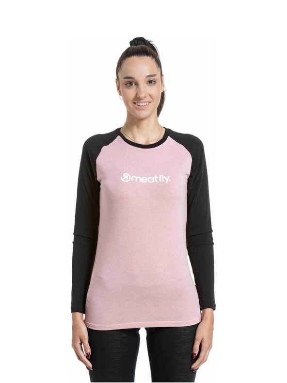Meatfly Meatfly dámské merino tričko Grace Rose / Black