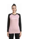 Meatfly Meatfly dámské merino tričko Grace Rose / Black