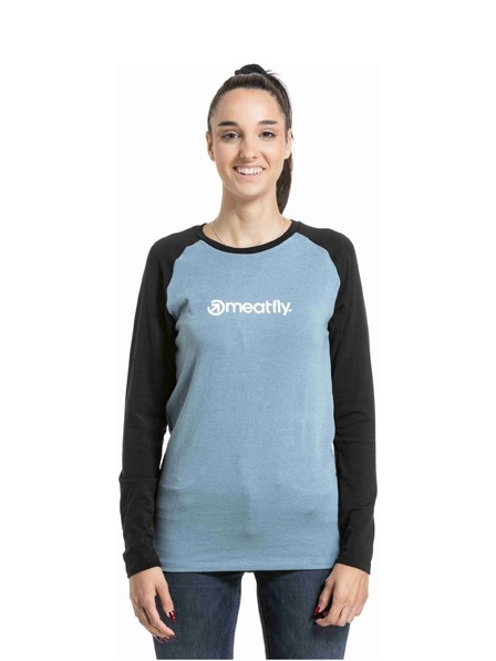 Meatfly Meatfly dámské merino tričko Grace Cloud / Black