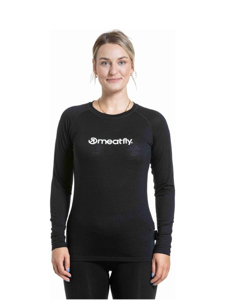 Meatfly Meatfly dámské merino tričko Lacey Black