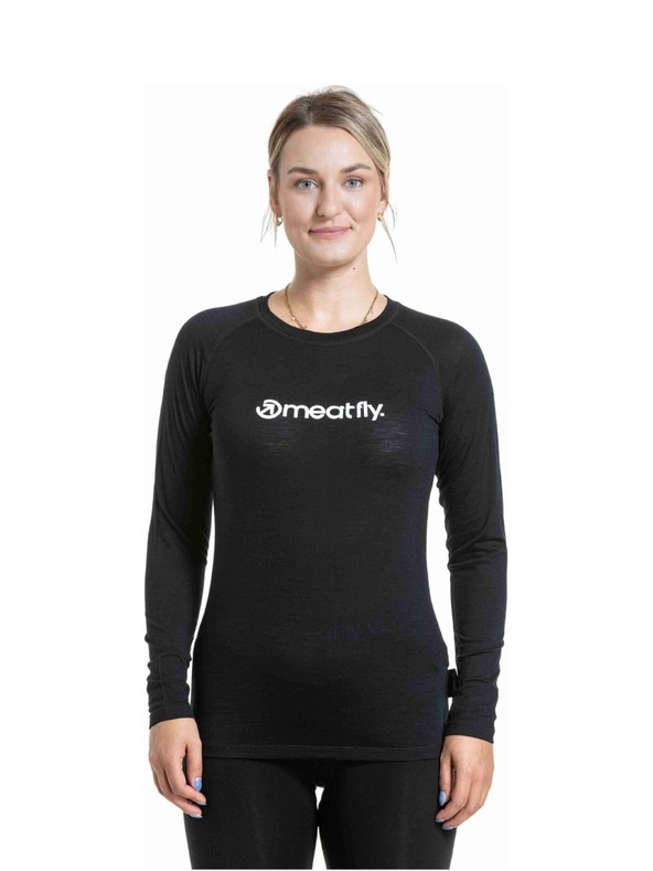 Meatfly Meatfly dámské merino tričko Lacey Black