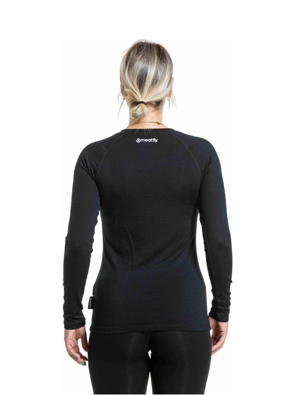 Meatfly Meatfly dámské merino tričko Lacey Black