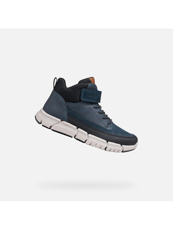 Geox Tmavě modrá chlapecká kotníková obuv Geox Flexyper