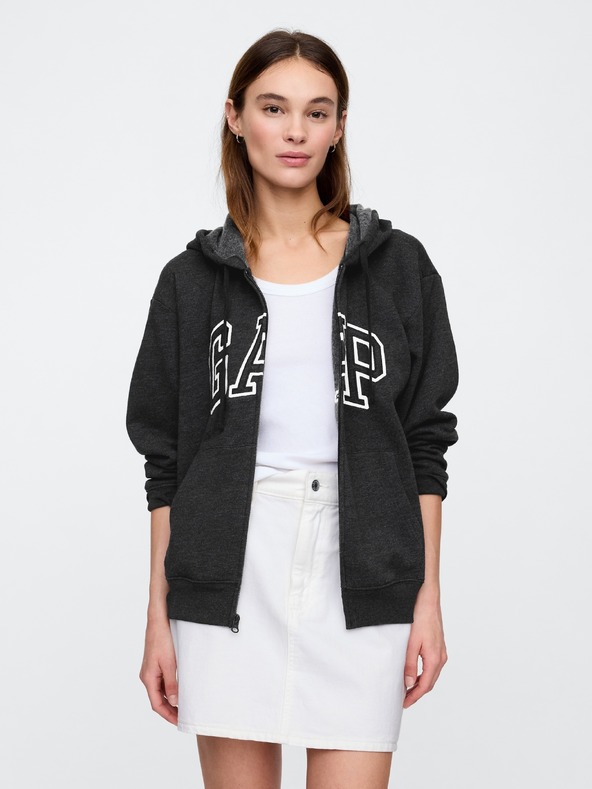 GAP Mikina na zip s logem GAP