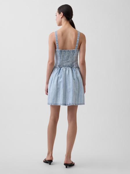 GAP Džínové mini šaty UltraSoft GAP