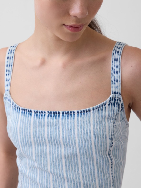 GAP Džínové mini šaty UltraSoft GAP