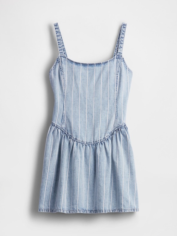 GAP Džínové mini šaty UltraSoft GAP