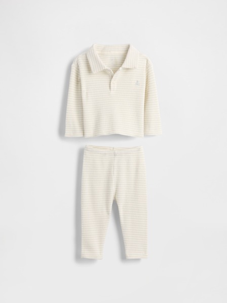 GAP Baby outfit set s vaflovým vzorem Softspun Brannan Bear GAP
