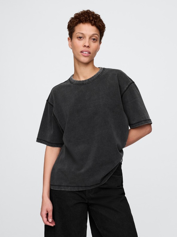 GAP Crop tričko Heavyweight Unisex GAP
