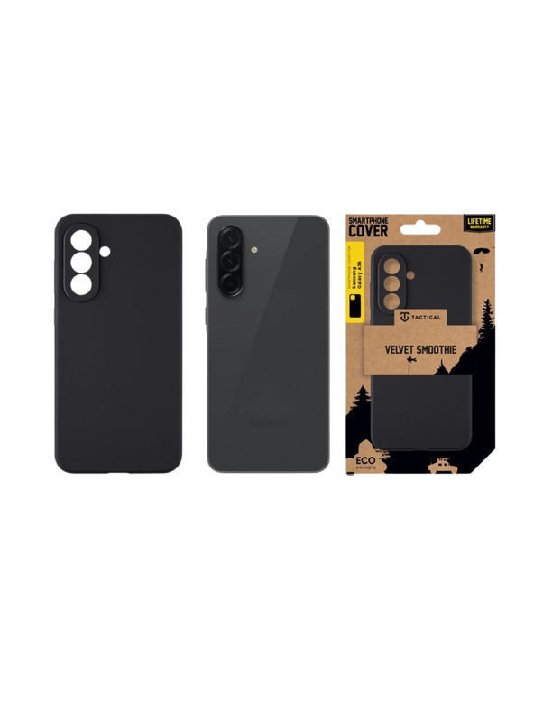 Tactical Tactical Velvet Smoothie Kryt pro Samsung Galaxy A36 5G Asphalt