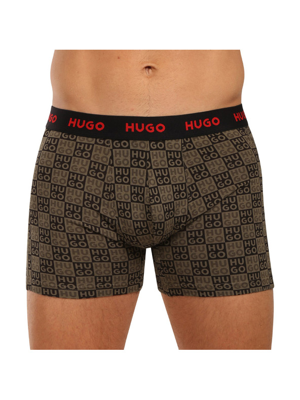 HUGO Sada tří - pánské boxerky HUGO vícebarevné