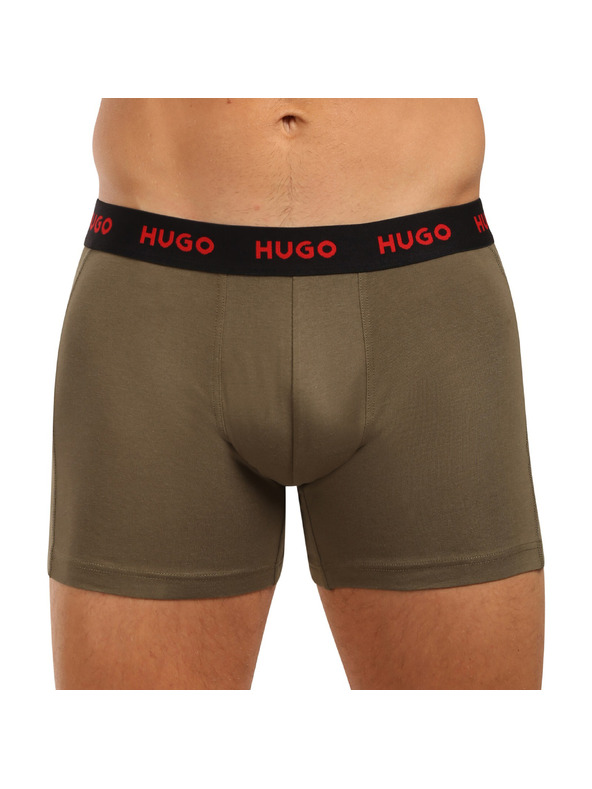 HUGO Sada tří - pánské boxerky HUGO vícebarevné