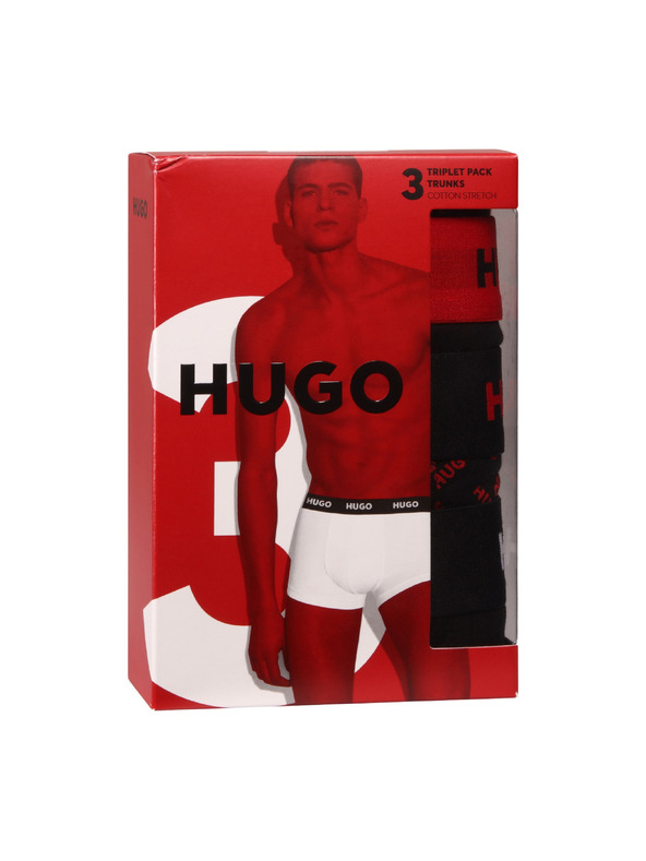 HUGO Sada tří - pánské boxerky HUGO vícebarevné