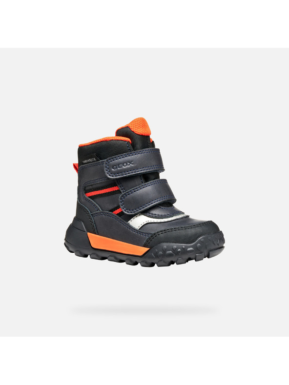 Geox Tmavě modrá chlapecká zimní obuv Geox Trekkyup