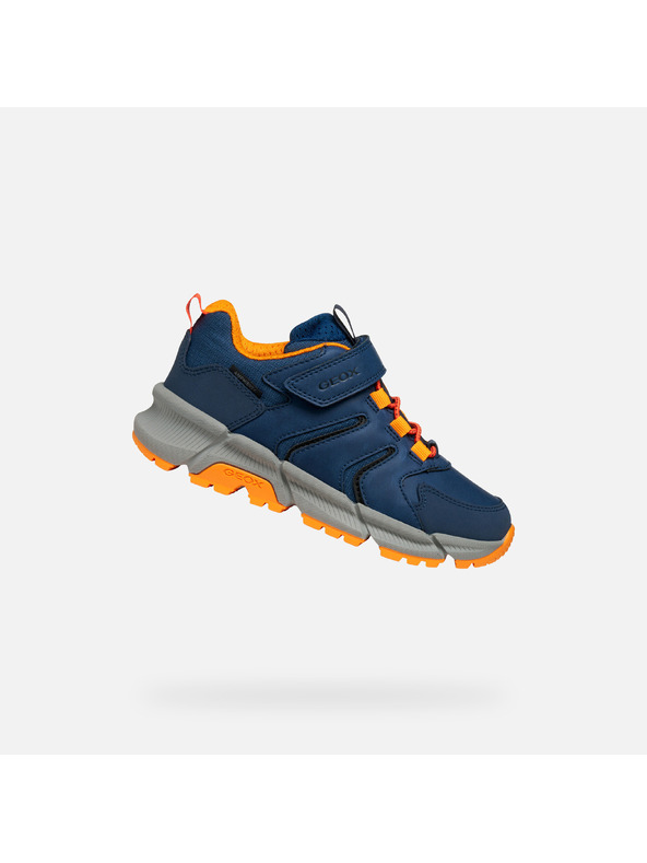 Geox Tmavě modré chlapecké tenisky Geox Flexyper Plus