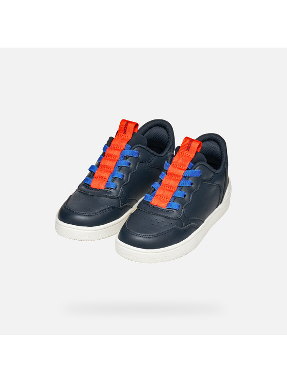 Geox Černé chlapecké tenisky Geox Washi-ba Fast in