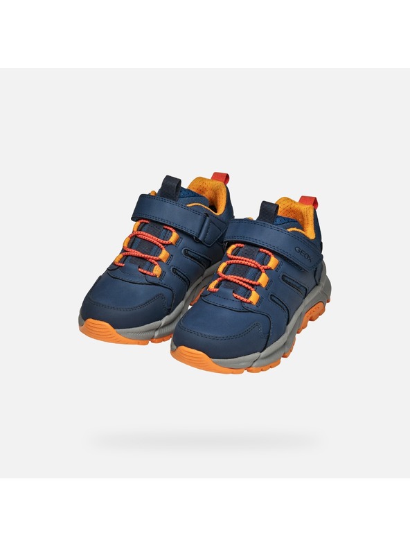 Geox Tmavě modré chlapecké tenisky Geox Flexyper Plus