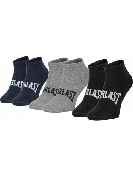 Everlast Sada tří - ponožky Everlast kotníkové vícebarevné