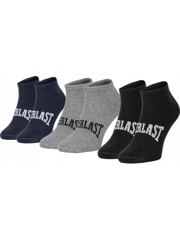 Everlast Sada tří - ponožky Everlast kotníkové vícebarevné