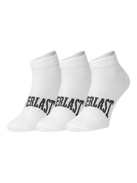 Everlast Sada tří - ponožky Everlast kotníkové bílé